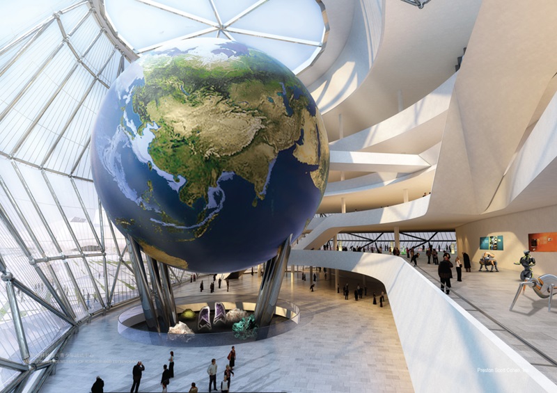 展商案例 | 利亚德助力安徽科技馆打造国内最大室内球体屏幕